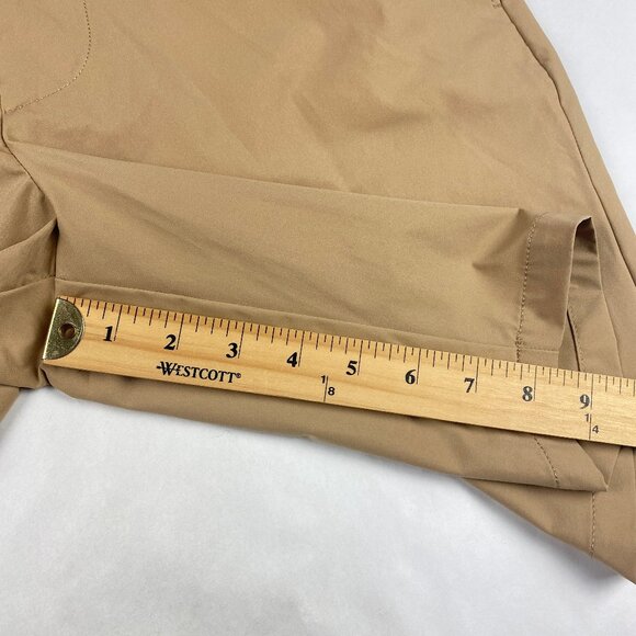 NWT J Crew Factory Tech Shorts Men's Size 33 Tan - Picture 10 of 13